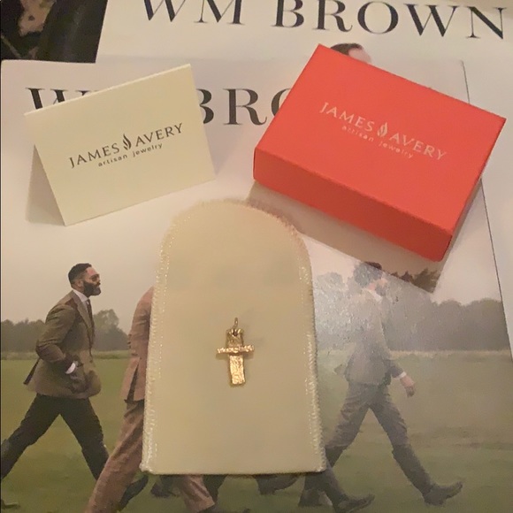 James Avery Jewelry - VERY RARE JAMES AVERY I- MINUS 14k GOLD CROSS